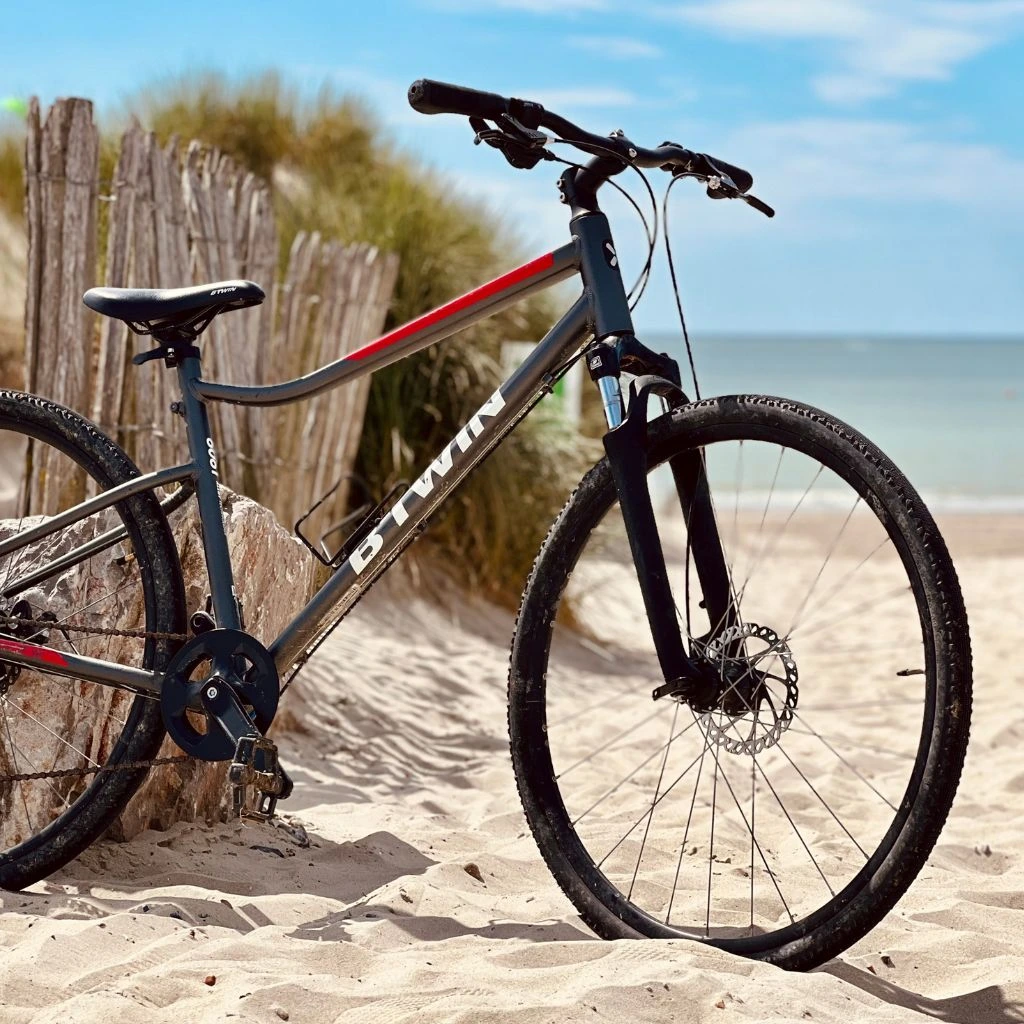 Balade à vélo près de Fort Mahon