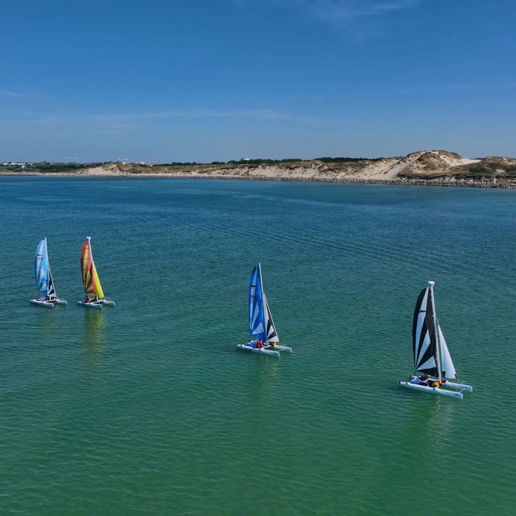 Stage de voile en catamaran en Baie de Somme à Fort Mahon Plage
